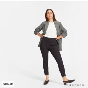 Everlane The Curvy Side-Zip Stretch Cotton Pant